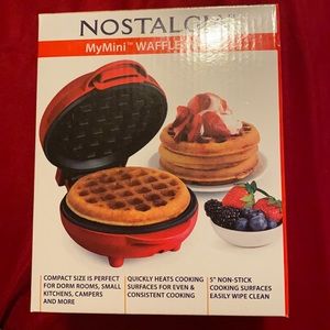 nostalgia my mini waffle maker instructions